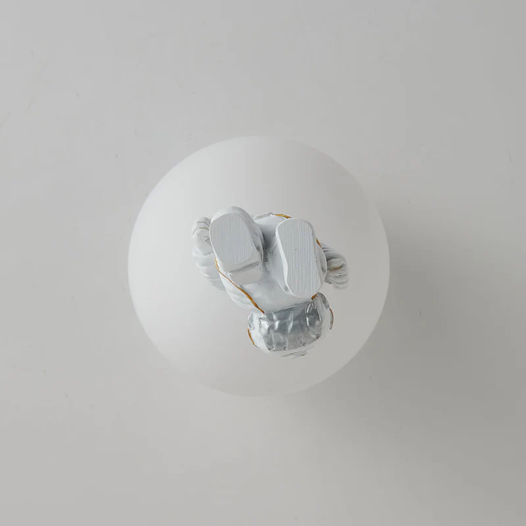 Trendy Moon/Astronaut Children's Room LED Ceiling Light - CosmoGlow