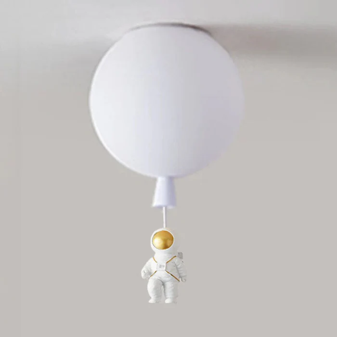 Trendy Moon/Astronaut Children's Room LED Ceiling Light - CosmoGlow