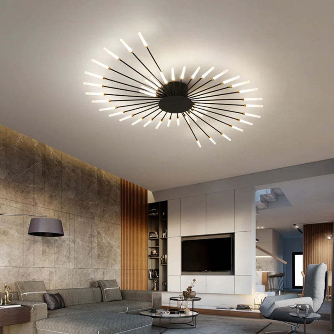 Modern Large LED Ceiling Light - LumenMax