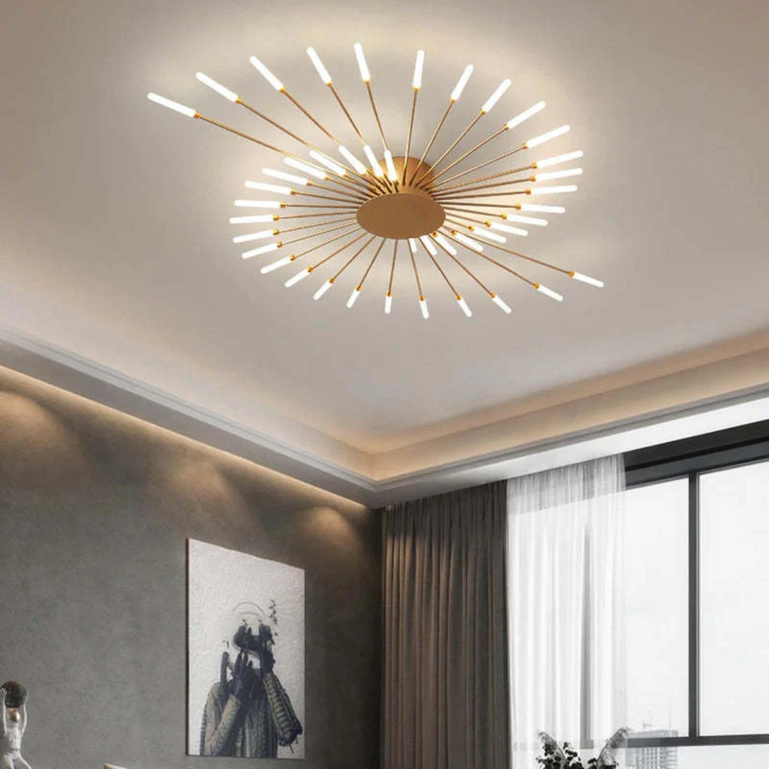 Modern Large LED Ceiling Light - LumenMax