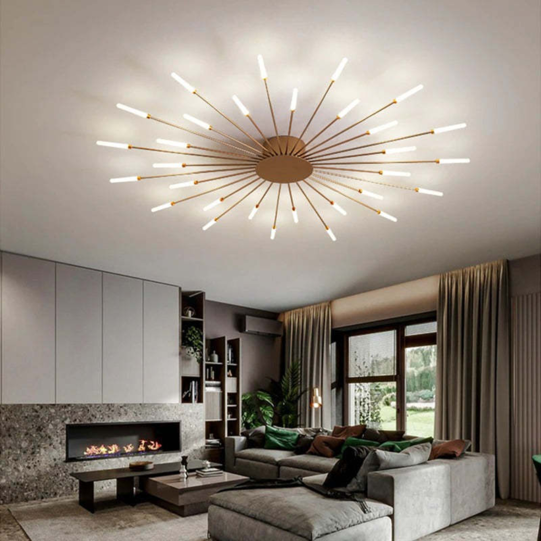 Modern Large LED Ceiling Light - LumenMax