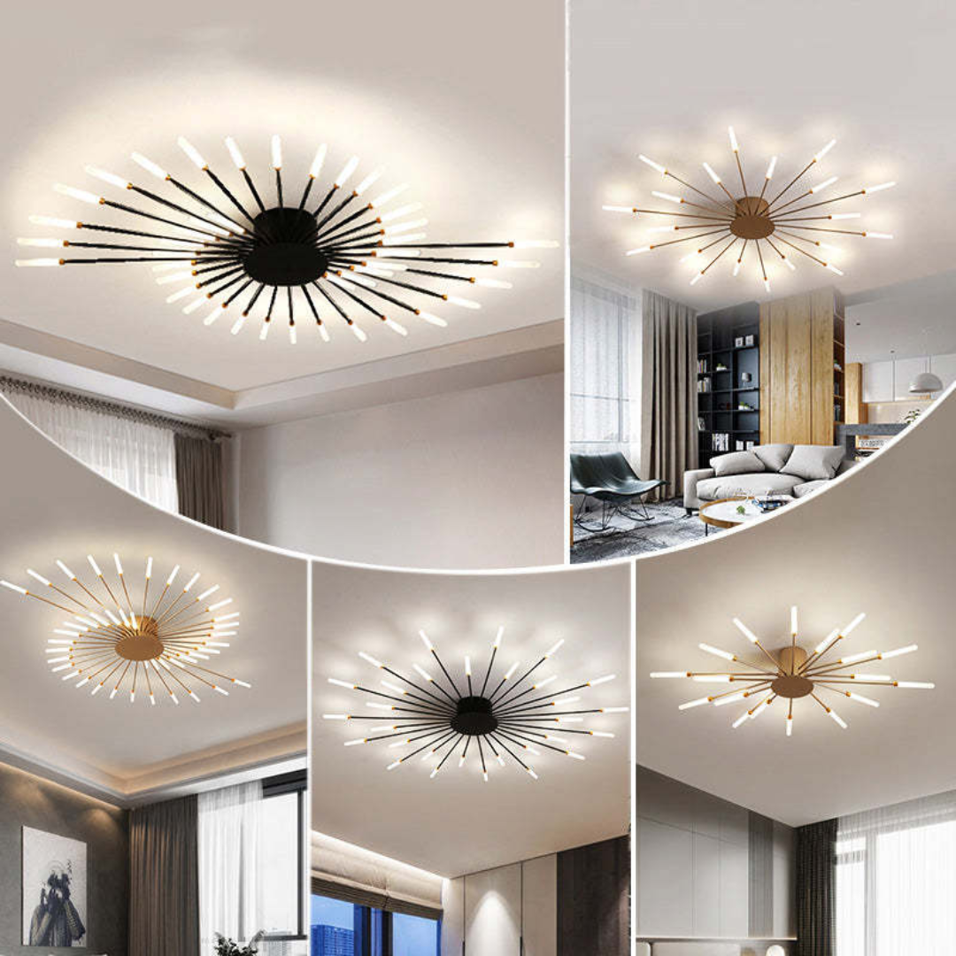 Modern Large LED Ceiling Light - LumenMax