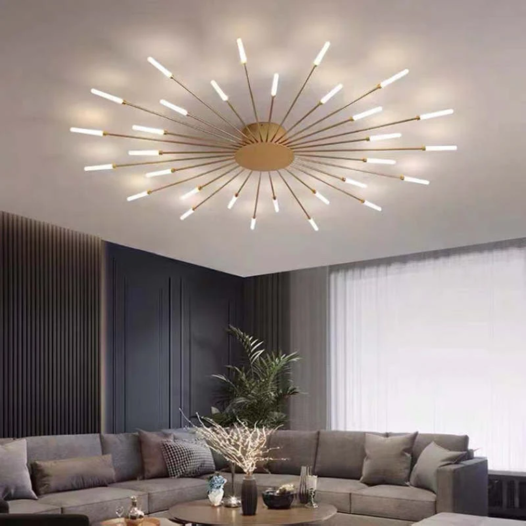 Modern Large LED Ceiling Light - LumenMax