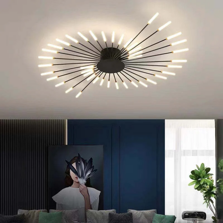 Modern Large LED Ceiling Light - LumenMax