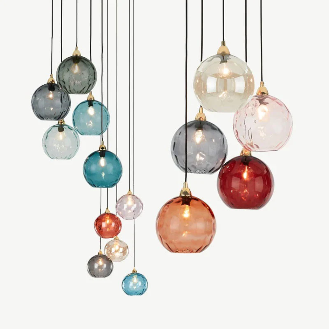 Modern Cluster Pendant Light with 3 Lamps - Cascade