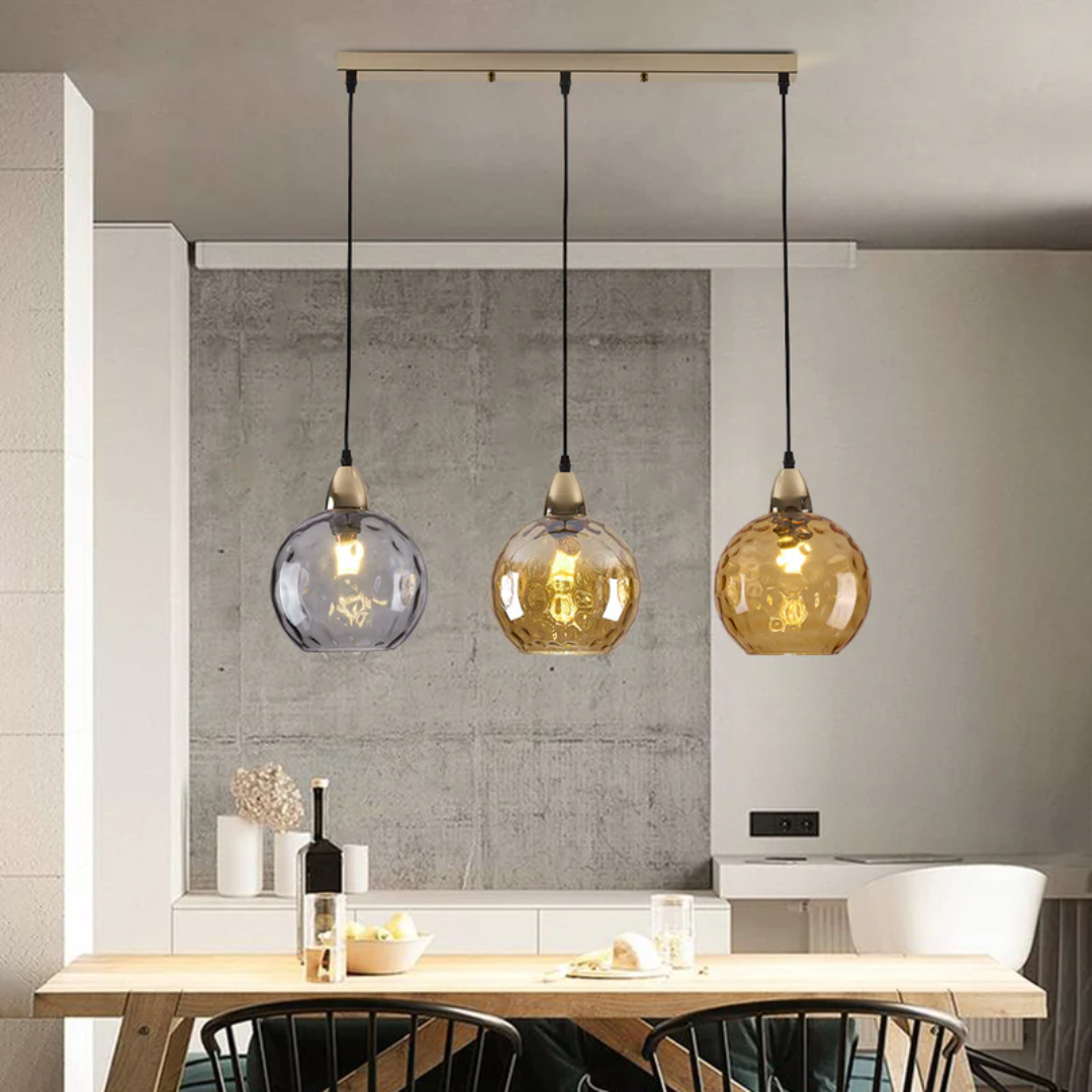 Modern Cluster Pendant Light with 3 Lamps - Cascade