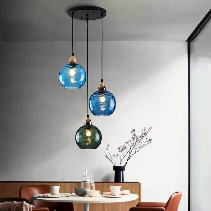 Modern Cluster Pendant Light with 3 Lamps - Cascade