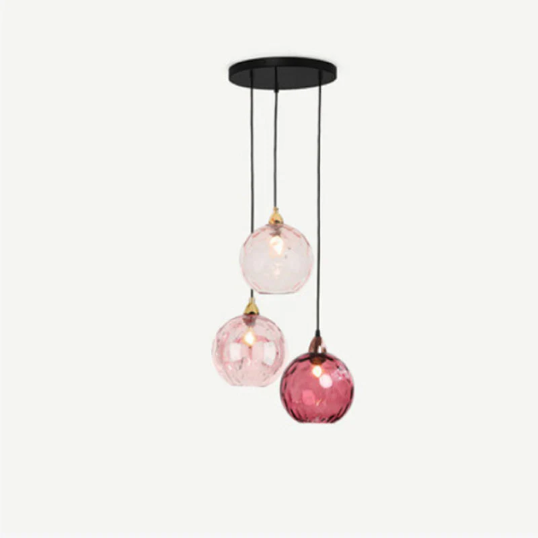 Modern Cluster Pendant Light with 3 Lamps - Cascade