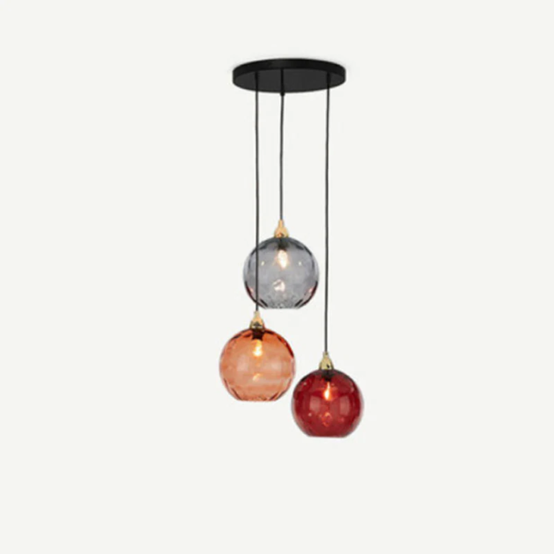 Modern Cluster Pendant Light with 3 Lamps - Cascade