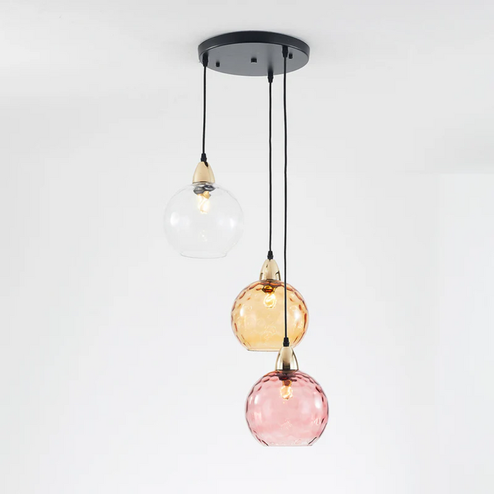 Modern Cluster Pendant Light with 3 Lamps - Cascade