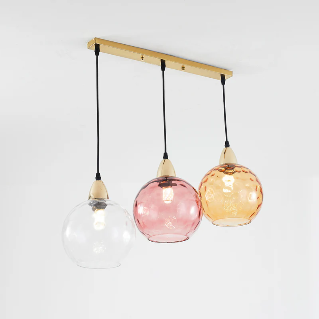 Modern Cluster Pendant Light with 3 Lamps - Cascade