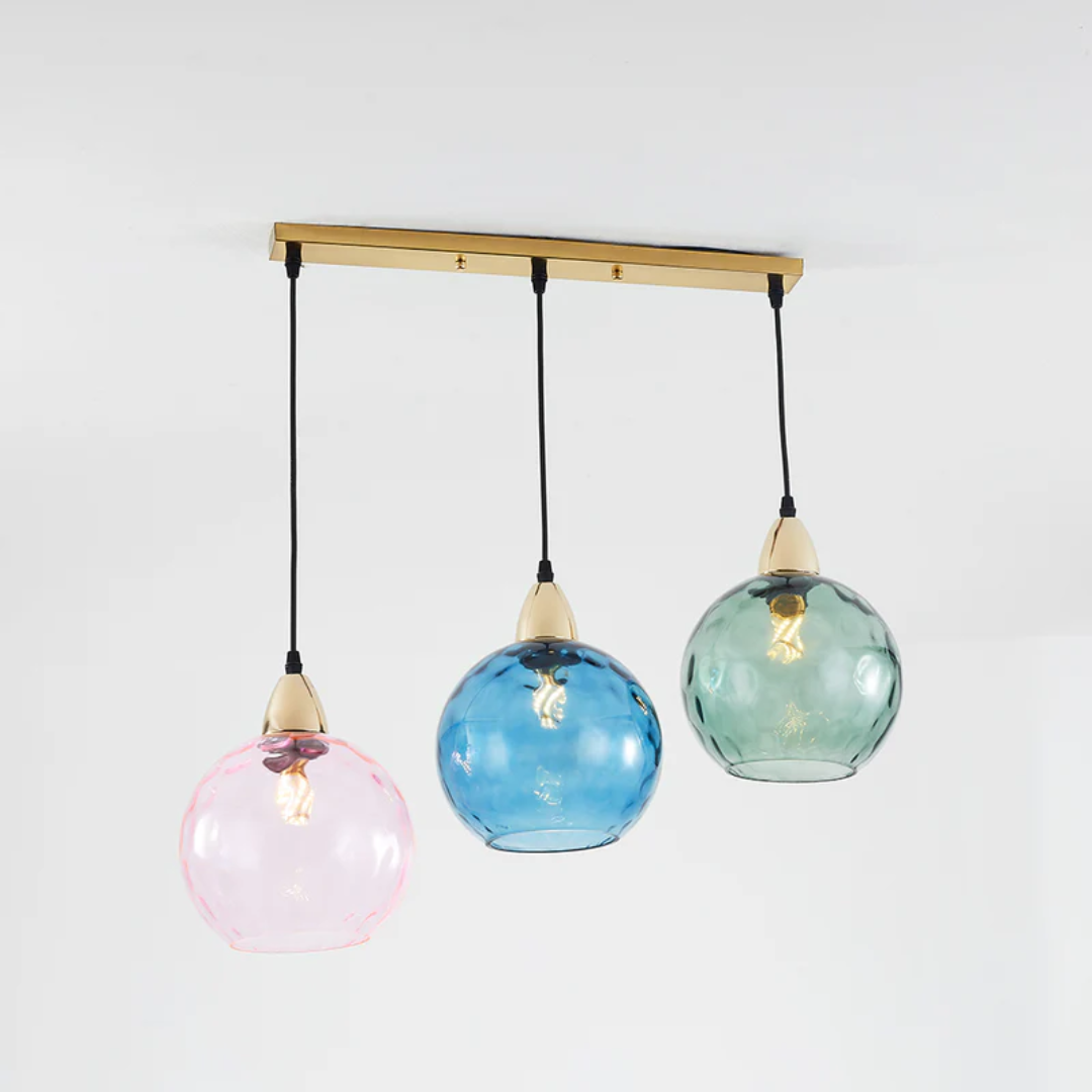 Modern Cluster Pendant Light with 3 Lamps - Cascade