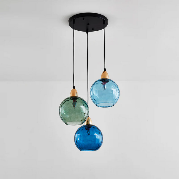 Modern Cluster Pendant Light with 3 Lamps - Cascade