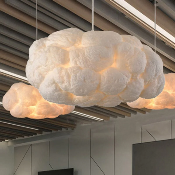 Design Cloud LED Pendant Light White PVC/Cotton - Nimbus