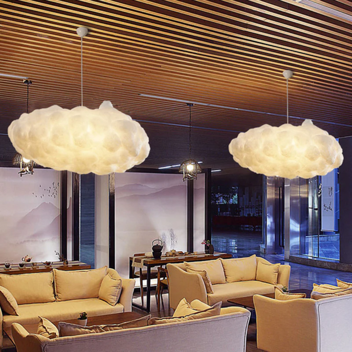 Design Cloud LED Pendant Light White PVC/Cotton - Nimbus