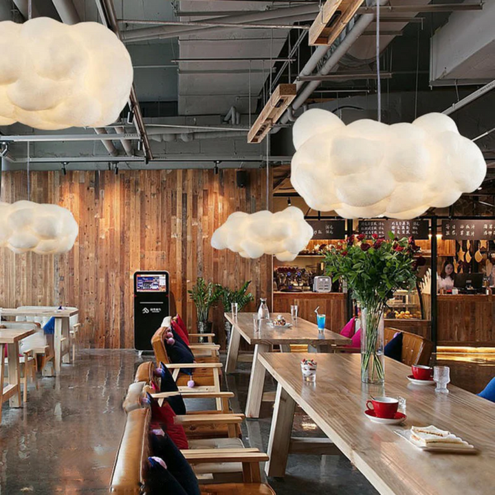 Design Cloud LED Pendant Light White PVC/Cotton - Nimbus