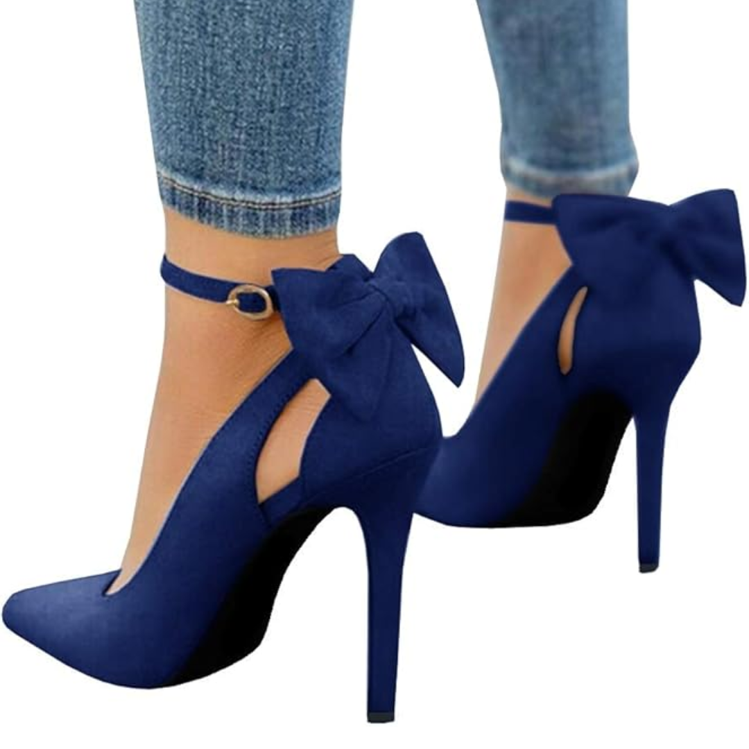 Trendy High Heels with Bow - Hailey