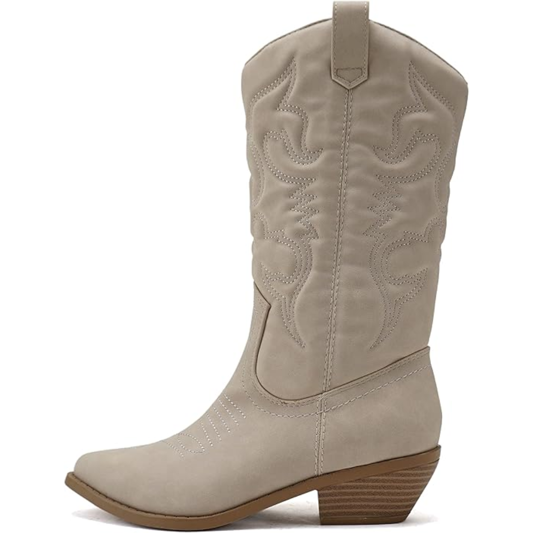 Stylish Western Pointed Cowboy Boots - Gracia