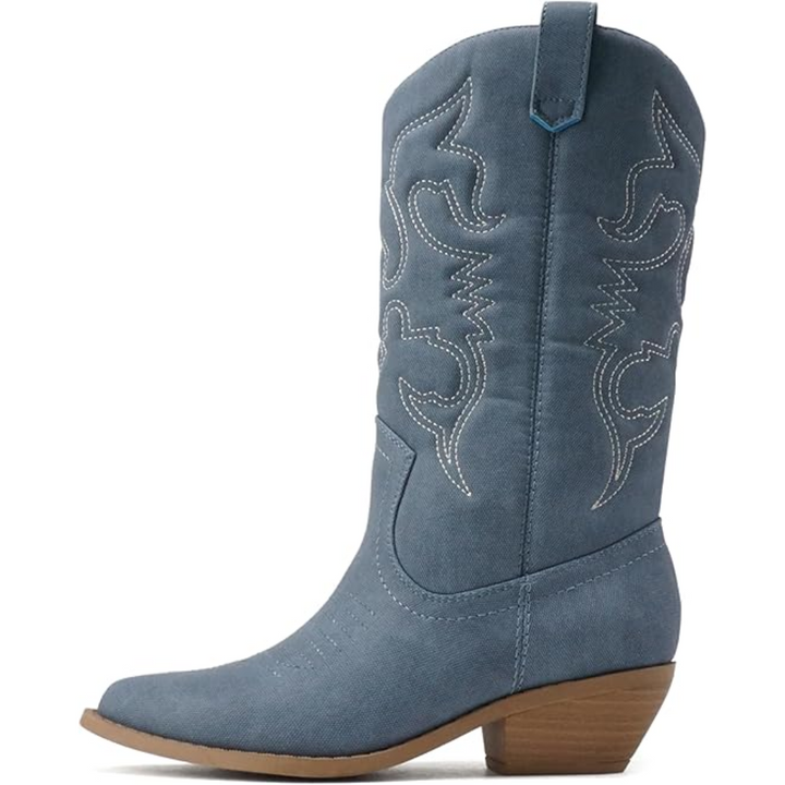 Stylish Western Pointed Cowboy Boots - Gracia