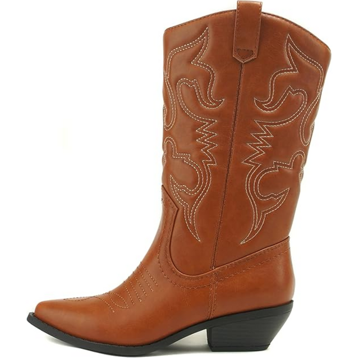 Stylish Western Pointed Cowboy Boots - Gracia