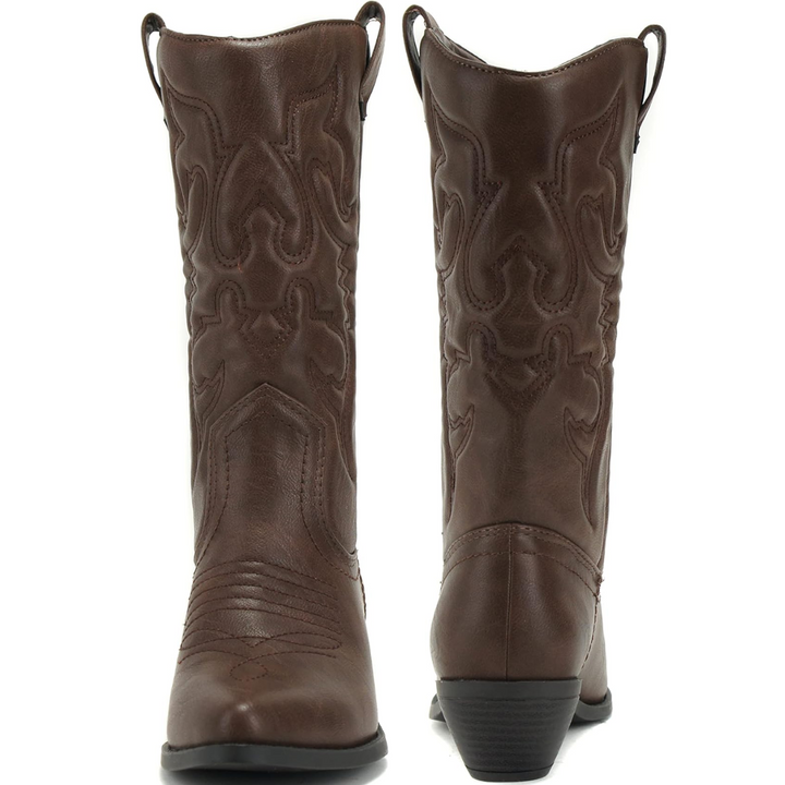 Stylish Western Pointed Cowboy Boots - Gracia