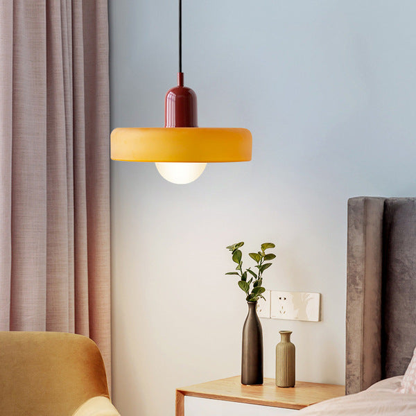 Hanging Lamp of Coloured Glass - BauLume