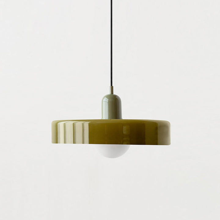 Hanging Lamp of Coloured Glass - BauLume