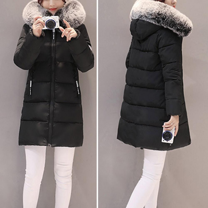 Comfortable Windproof Ladies Winter Jacket - Elinora