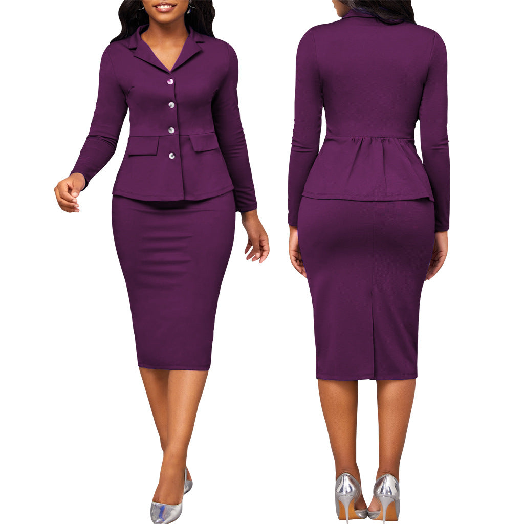 Chic Two-Piece Ladies Suit - Elena