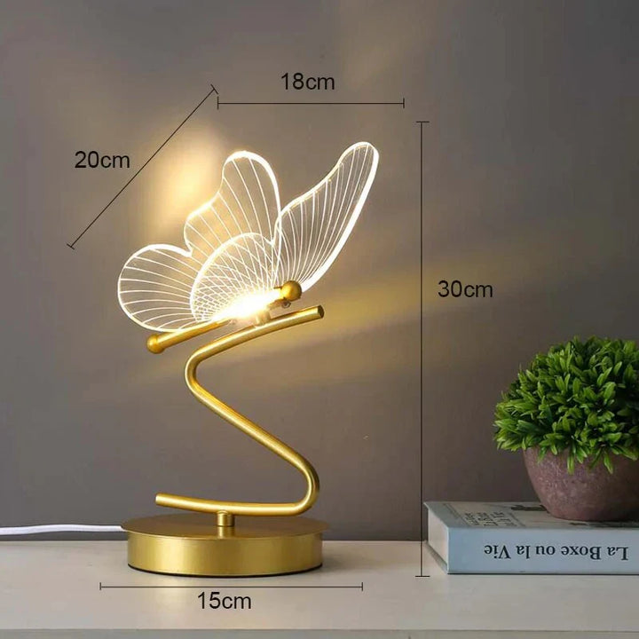 Luxury Butterfly LED Table Lamp - ButterflyLuxe