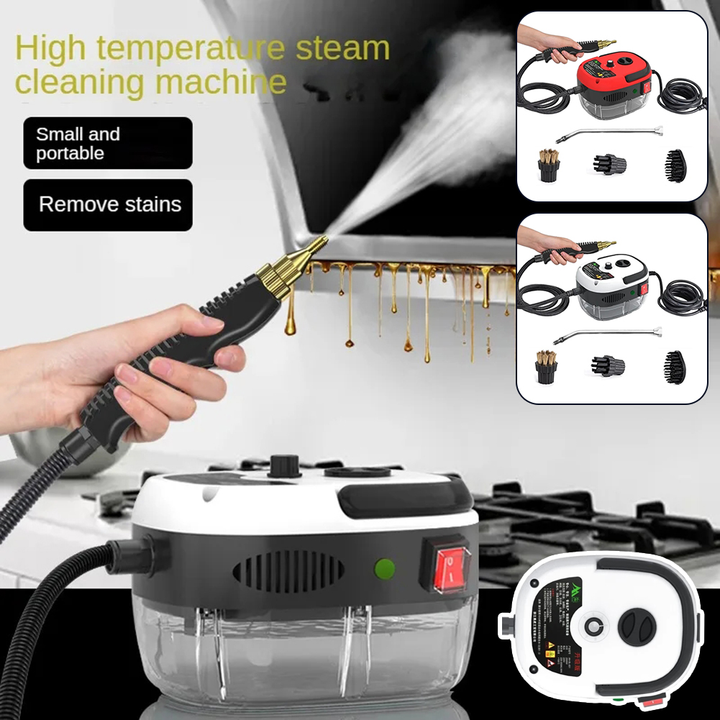 2500W HIGH-PRESSURE STEAM CLEANER - 6 SETTINGS FOR HOME & KITCHEN