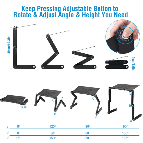 360° Ergonomic Laptop Stand - FlexStand