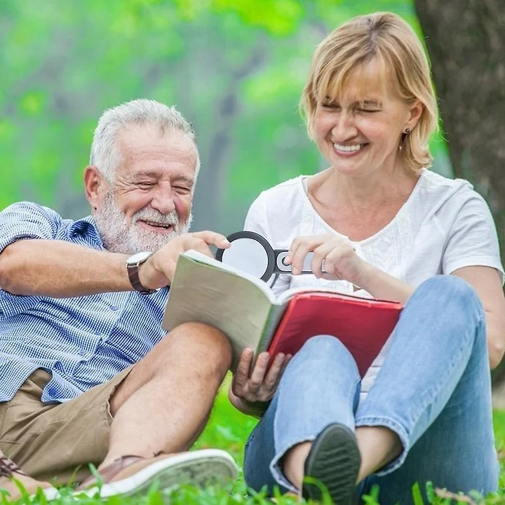 30x Handheld Magnifying Glass for Seniors - ZoomXpert