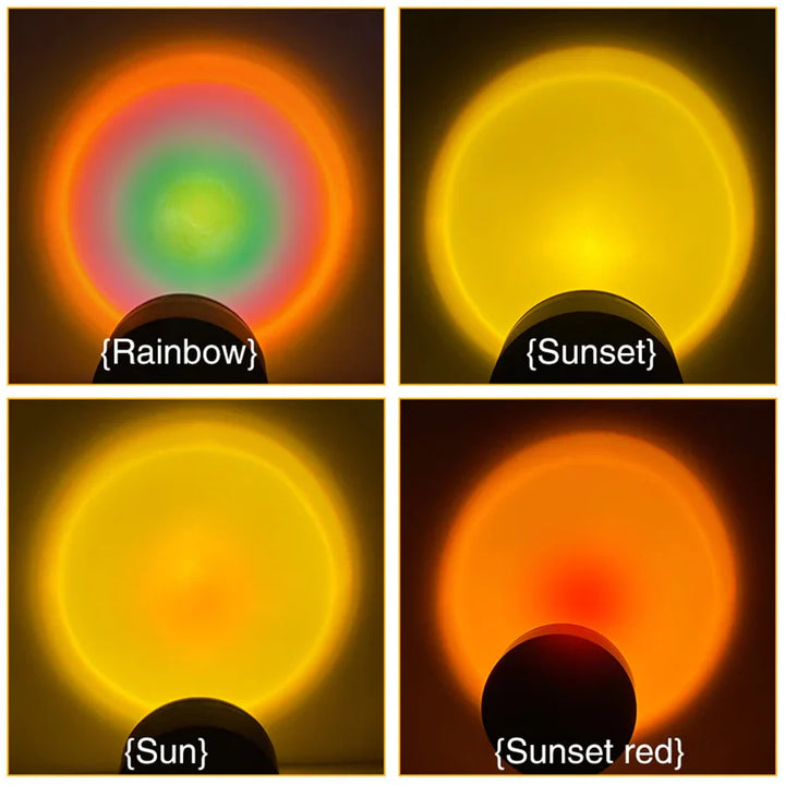 Sunset Lamp with 4 Colours - GlowSphere