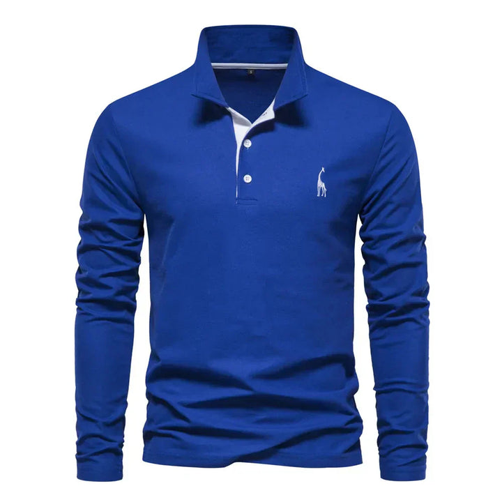 Classic Men's Long Sleeve Polo Shirt - Felix