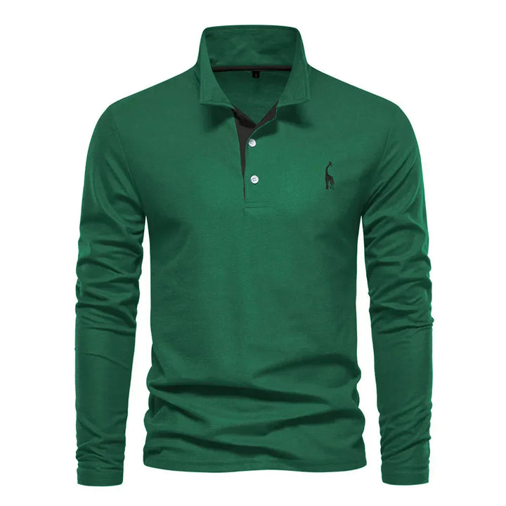 Classic Men's Long Sleeve Polo Shirt - Felix