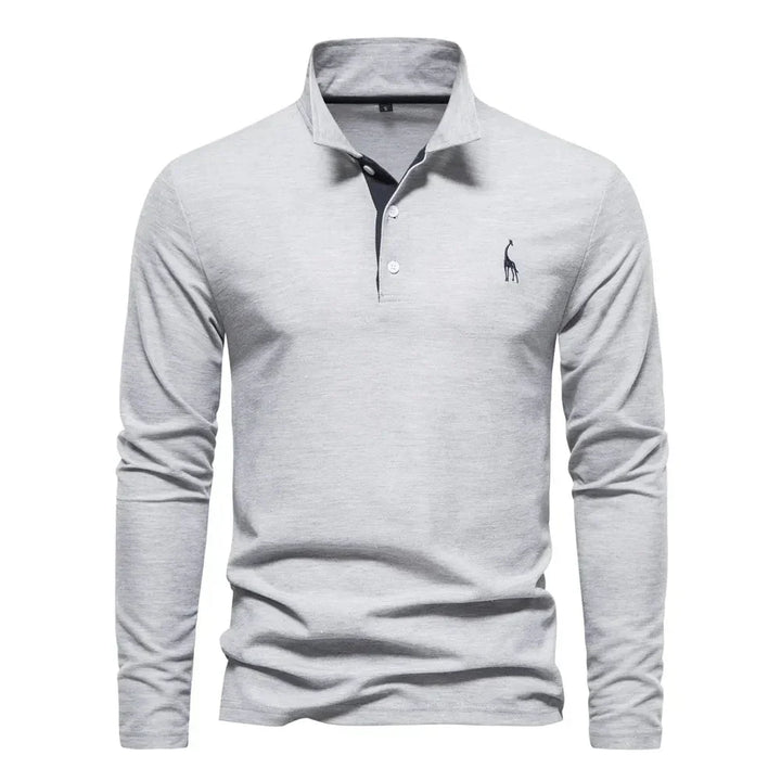 Classic Men's Long Sleeve Polo Shirt - Felix