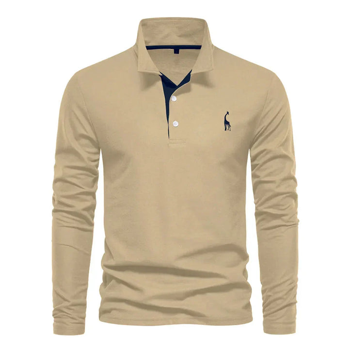 Classic Men's Long Sleeve Polo Shirt - Felix