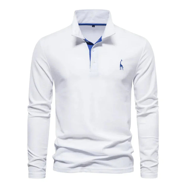 Classic Men's Long Sleeve Polo Shirt - Felix